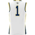 thumbnail image 3 of Youth GameDay Greats White #1 Marquette Golden Eagles Lightweight Basketball Jersey, 3 of 4