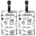 thumbnail image 1 of Herbs & Spices 2 - Luggage ID Tags / Suitcase Identification Cards - Set of 2, 1 of 5