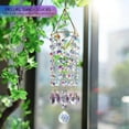 thumbnail image 5 of Sun Catcher, Crystal Prisms Suncatcher for Window Hanging, Rainbow Maker Crystal Sun Catcher Indoor Window Glass Wind Chimes Home Garden Decor Gift, Purple, 5 of 7