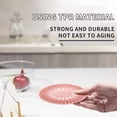 thumbnail image 2 of MINKUROW Drain hair catcher Rubber Hair Stopper Hair Catcher Durable Silicone 4 Pack Filter for Kitchen Bathroom and Bath tub Hair Stopper Shower Drain, 2 of 8