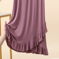 thumbnail image 4 of Bixock Long Nightgowns for Women Night Gown Short Sleeve House Dress Crew Neck Loungewear Dress Plus Size Sleep Shirts, 4 of 5