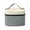Gray, variant on Insulating Lunch Bag, Waterproof Double Layer Cooler Bag Featuring Bento Box and Milk Bottle Compartments for Office Meals and Outdoor Picnics, Stylish Color Block Design With Thermal Insulation and
