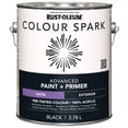 thumbnail image 1 of Rust-Oleum Colour Spark™ Paint + Primer, Exterior Satin, Black 3.78 L, 1 of 2