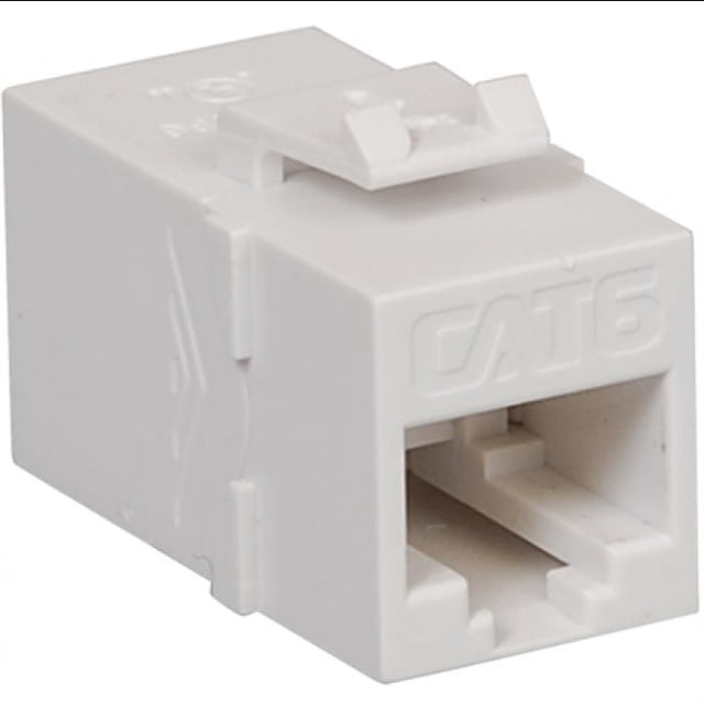 Acoplador modular CAT 6, blanco