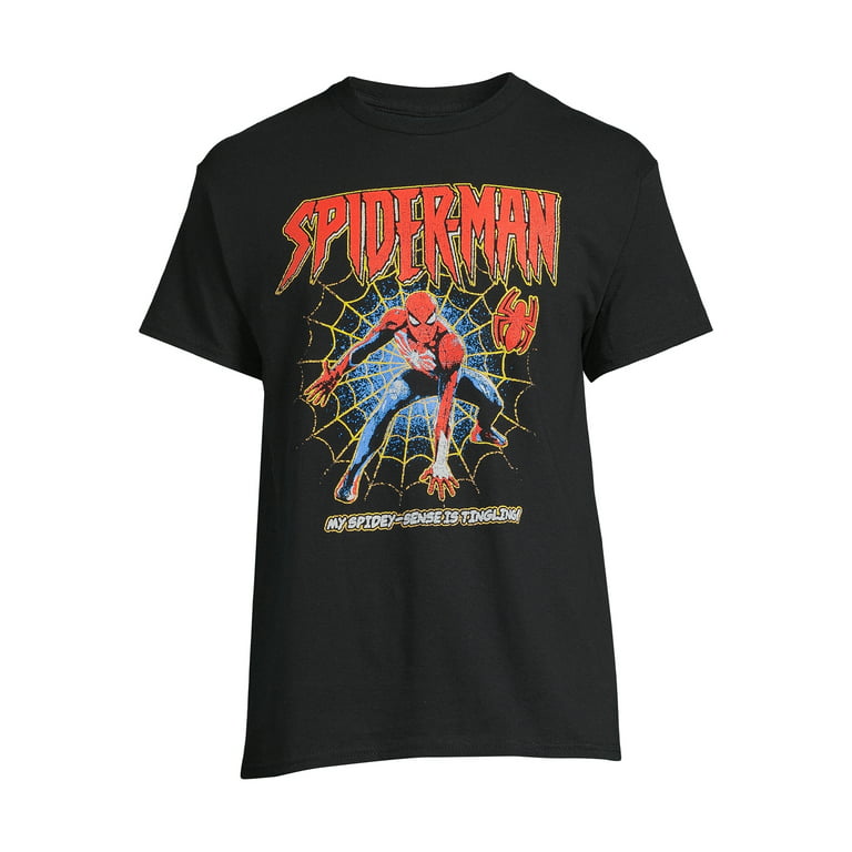 Transformer sagging Udråbstegn Spider-Man Men's Web Walk Graphic Tee with Short Sleeves, Size S-3XL -  Walmart.com
