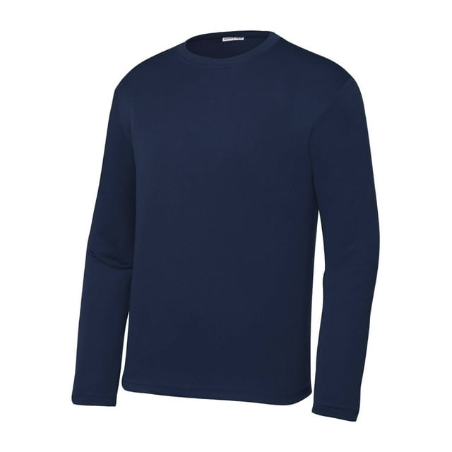 Gravity Threads Youth Long-Sleeve Moisture WickenIng Shirt - True Navy - X-Small