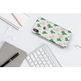thumbnail image 3 of DistinctInk Clear Shockproof Hybrid Case for iPhone XR (6.1" Screen) - TPU Bumper, Acrylic Back, Tempered Glass Screen Protector - Llamas and Cacti Cactus, 3 of 9