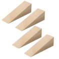thumbnail image 2 of Wooden Door Stopper MODANU Non-Slip Door Stops Wooden Wedges Wood Door Stop Door Wedge for Bottom of Door Stopper Wedge Triangle Wood Block for Home Bedroom Office Living Room (6 Pack), 2 of 7