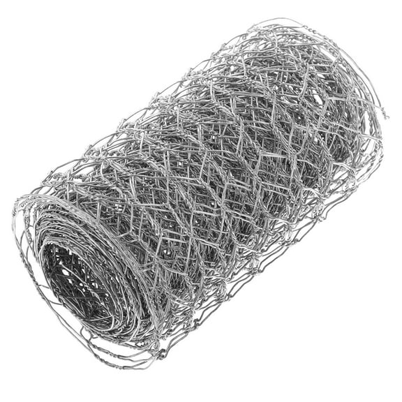 Masteelf Chicken Wire Fencing Mesh for DIY Projects Silver Composite Material Sturdy and Durable
