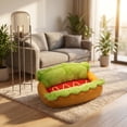 thumbnail image 3 of Hohaski Hot Dog Dog Bed,Hot Dog Pet Bed,Small Bun Dogs and Cats Bed with Non-Slip Bottom Removable Washable for All Pets, 3 of 7