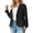 01-C-Black, variant on Women's Single-Button Tailored Blazer Jacket – Notch Lapel, Lightweight Suit Coat Pink 18