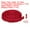 Bright Red, variant on Uxcell #5 10 Yards Bulk Nylon Coil Zipper by the Yards with 20 Pcs Zipper Sliders and Ruler for Sewing Dark Green