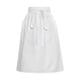 thumbnail image 5 of Delantal largo de media para , disfraz con volantes para mujer, ajustable con bolsillos, delantal de cintura para chef, unisex, para, 5 of 9