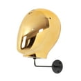 thumbnail image 2 of Perchero De Pared Para Cabeza De Maniquí, Colgador Para Pelucas, Gafas, Cabeza De Hombre, Color Dorado Cabeza masculina dorada, 2 of 8