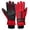 Red, variant on Winter Ski Snow Gloves for Women Men Waterproof Touchscreen Snowboard Gloves Cold Weather Warm Thermal Fleece Lined Gloves with Pocket for Running Driving Cycling - Black