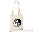 thumbnail image 6 of CafePress - Human & Dog Yin Yang Tote Bag - Unisex Canvas Tote Bag, Beige, 1-Piece, 6 of 6