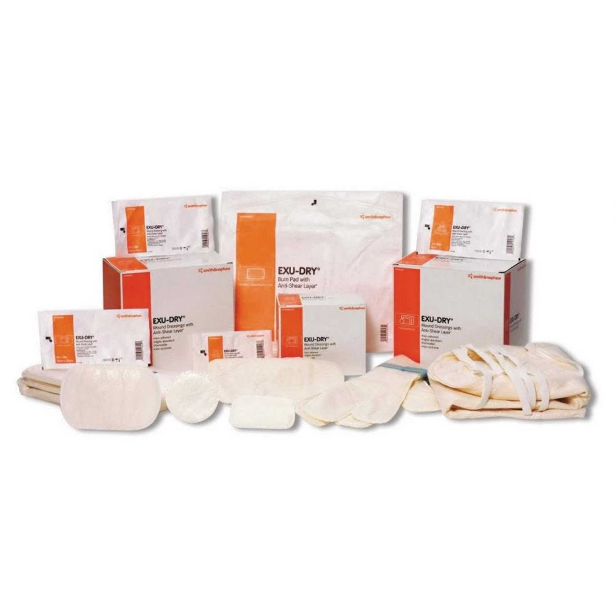 Smith & Nephew Exu-Dry 5999004120 Multi Layer Non-Adherent Dressing Box of 10