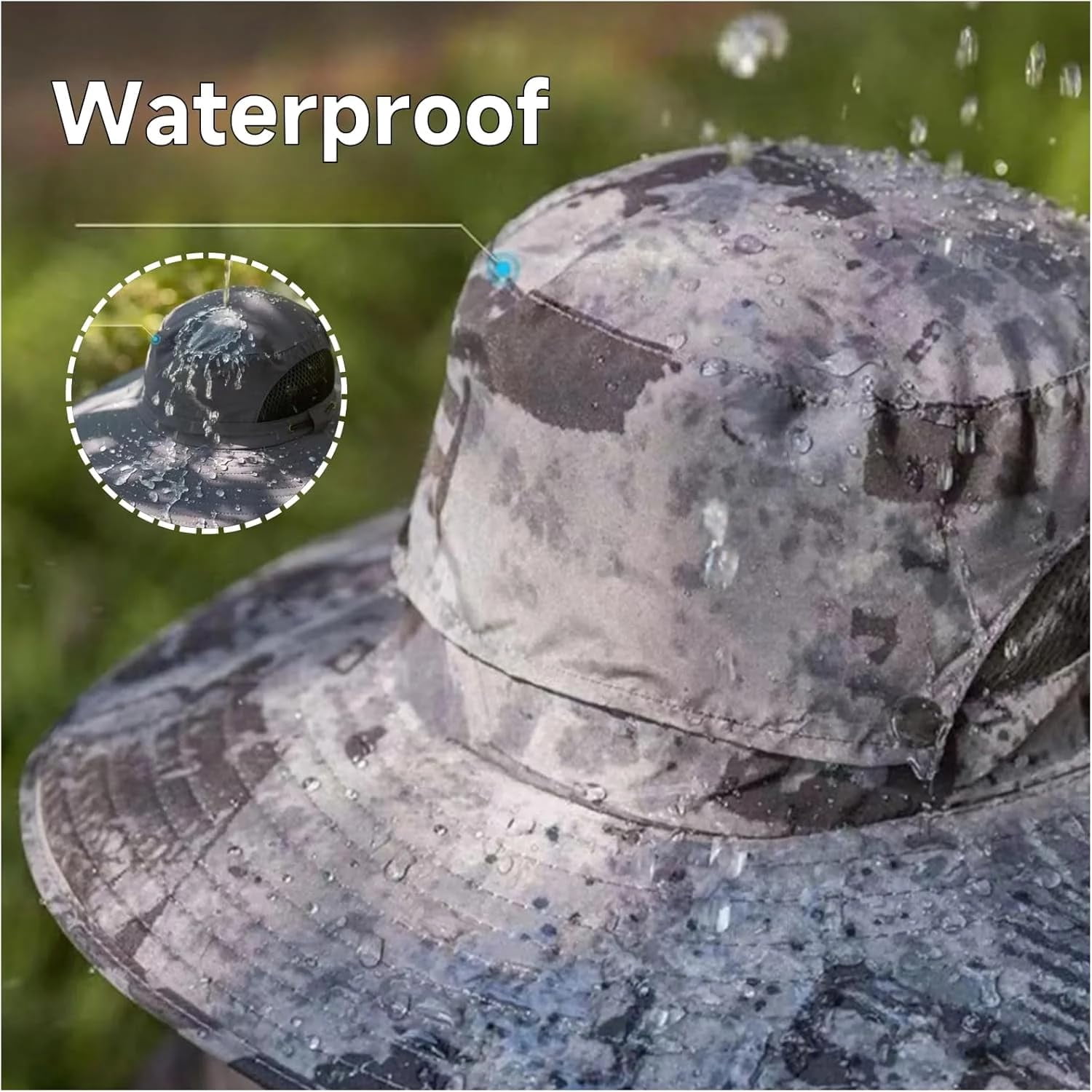 Cosgrinch Hat with Fans Solar Power, 2 Solar Fan Hats for Men, Sun & USB Charging Sombrero Con Ventilador Solar