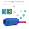thumbnail image 4 of Altavoz Bluetooth portátil, altavoz inalámbrico con sonido envolvente de 360 ​​grados, graves mejorados, duradero para viajes, deportes, exteriores, 4 of 5