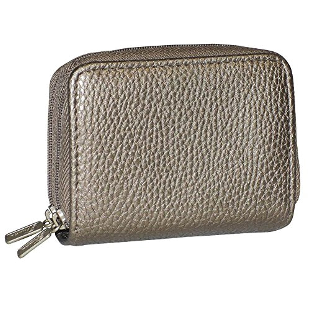 Buxton Buxton Womens RFID Accordion Double Zippered Wizard Credit