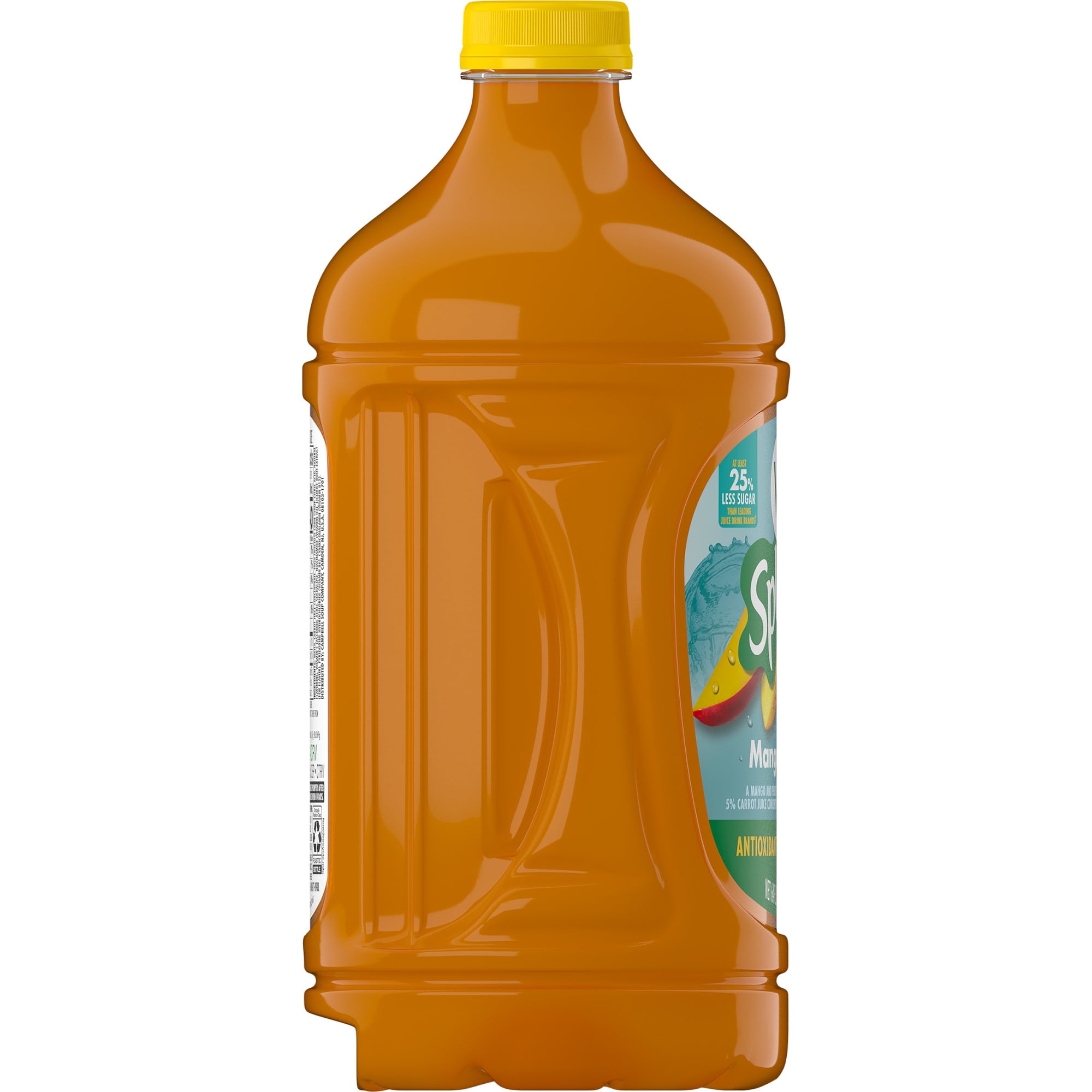 V8 Splash Mango Peach Flavored Juice Beverage, 64 fl oz Bottle-Pack Of 4