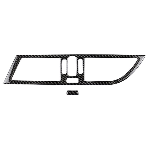 Pegatinas De Marco De Salida De Aire Acondicionado Central De Fibra De Carbono Para Automóvil Accesorios Para Automóviles Cubiertas Impermeables Resistentes Al Desgaste Para Automóviles Compatible Cateissary VI011264-00