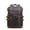 Gray, variant on Retro Crazy Horse Leather Casual Canvas Oil Wax Hiking Backpack,Gray