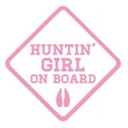 Mossy Oak Graphics Huntin' Girl Decal Pink - AS2NF12