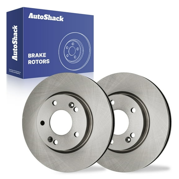 AutoShack Front Vented Brake Rotors 2-PC Set Replacement for 2010-2013 Kia Forte 2010-2011 Kia Soul 11.02" (280 mm)