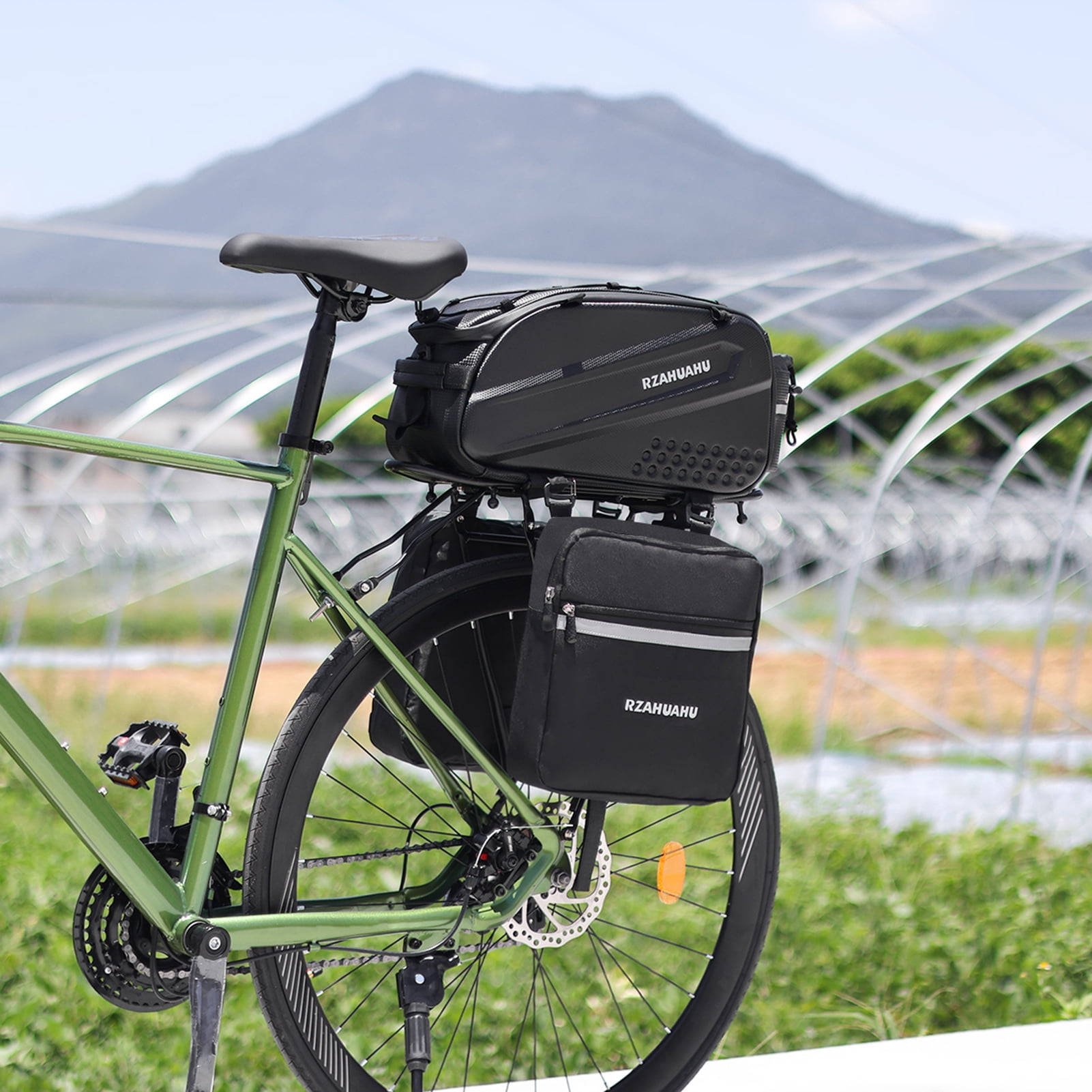 Bike trunk bag waterproof sale