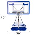 thumbnail image 4 of Franklin Sports Pool Basketball Hoop - Waterproof Mini Basketball Hoop for Poolside - Portable 30" Kids Basketball Hoop - Steel Construction - All Ages, 4 of 4
