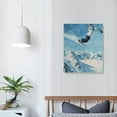 thumbnail image 4 of BCIIG Snowboarding Mountains Trick Fine Art Aesthetic Poster & Print Wall Painting for Living Room Bedroom Office Decor 16x20 in, 4 of 5