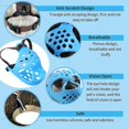 thumbnail image 4 of Dog Muzzle compatible Short Snout Dogs, Soft Silicone Muzzle compatible Biting Chewing, Ideal compatible Flat-faced Aggressive Dogs_Gift Of G, 4 of 5