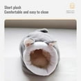 thumbnail image 3 of SugarBloom Small Animal Cotton Hamster House, Warm Cozy Sleeping Bag Nest for Dwarf Hamsters Mice Gerbils, Pet Bed Accessories with Carrying Handle,Gray, 3 of 3