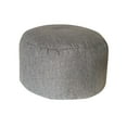 thumbnail image 5 of Ottoman Stuffing Floor Cushions Cover Decorative Round Ottoman Pouf Indian Outdoor Siting Footstool Bohemian Kids Gray, 5 of 5