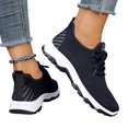 thumbnail image 5 of Domzle Womens Walking Shoes Slip On Sneakers | Casual Mesh Comfortable Breathable Lightweight Running Athletic Blue 38, 5 of 8