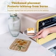 thumbnail image 6 of Sunflower Pot Holders for Kitchen Heatproof Potholder, 2 Pack Vintage Summer Botanical Wooden Farmhouse Hot Pads Multipurpose Oven Pads Cloth Potholders Trivet for Cooking and Baking, 6 of 8
