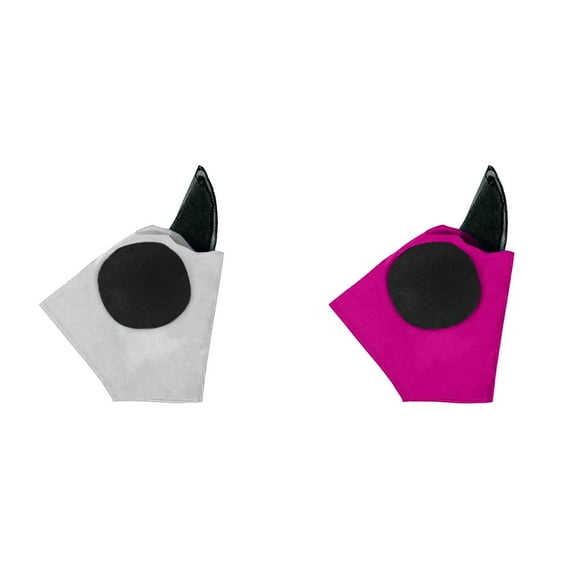 (2-Pack) Rinsvye Upgrade Horse Fly with Dog Diapers Female Ears Equine Sunscreen Quiet Dog Toys for Aggressive Chewers Ride Elasticity Fly with Probiotics for Dogs Ear