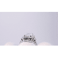 thumbnail image 5 of HeartsAndYou 3.5ct Radiant Cut Moissanite Halo Vintage Inspired Engagement Ring for Women 18k White Gold over Silver, 5 of 7