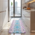 thumbnail image 4 of Pink Cartoon Unicorn Rainbow Diamond Kitchen Rug Mat,Kitchen Runner Rugs Non Skid Washable,Decorative Kitchen Floor Mats for Kitchen,Sink,Laundry,17"x47.2", 4 of 7