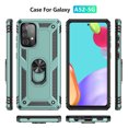 thumbnail image 2 of TechCircle Samsung A52 5G Case, Ring Holder Kickstand Magnetic Hybrid Rugged Shockproof Cover, Darkgreen, 2 of 7
