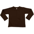 thumbnail image 2 of Earth Elements Little Kids/Toddlers Unisex Long Sleeve T-Shirt 3T Chocolate, 2 of 2