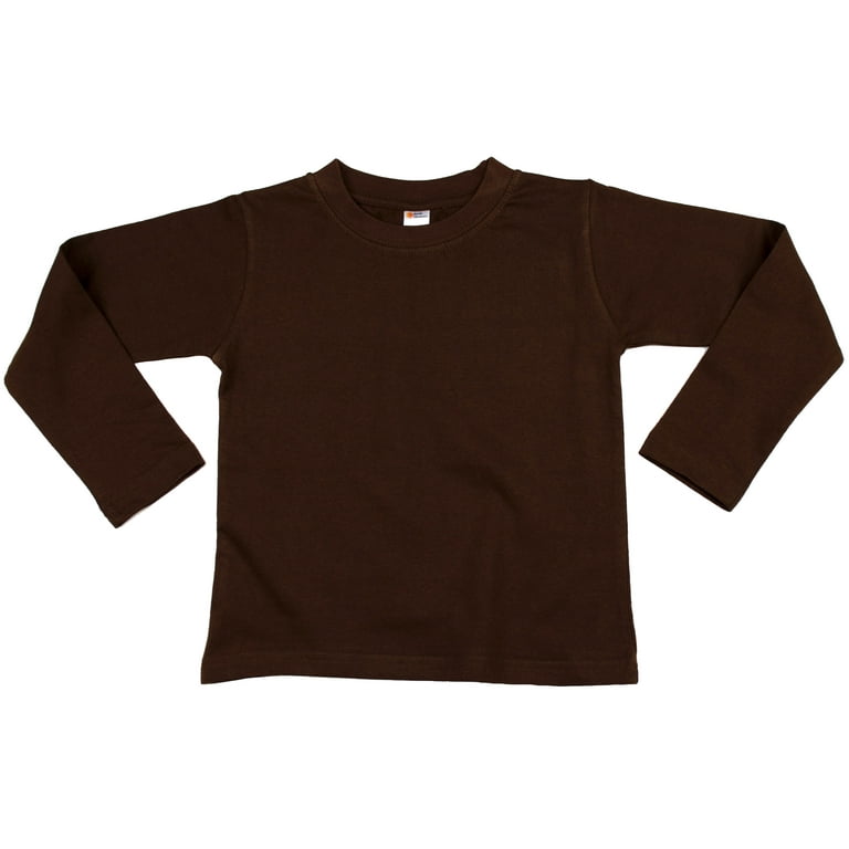 brown long sleeve shirt toddler