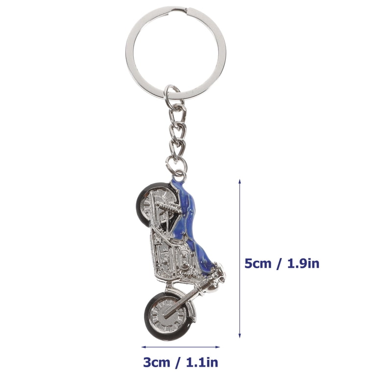 Motorcycle Bag Charm Keychain For Men – Cute Plastic Key Chain With Motorcycle Aesthetic, Gift For Riders