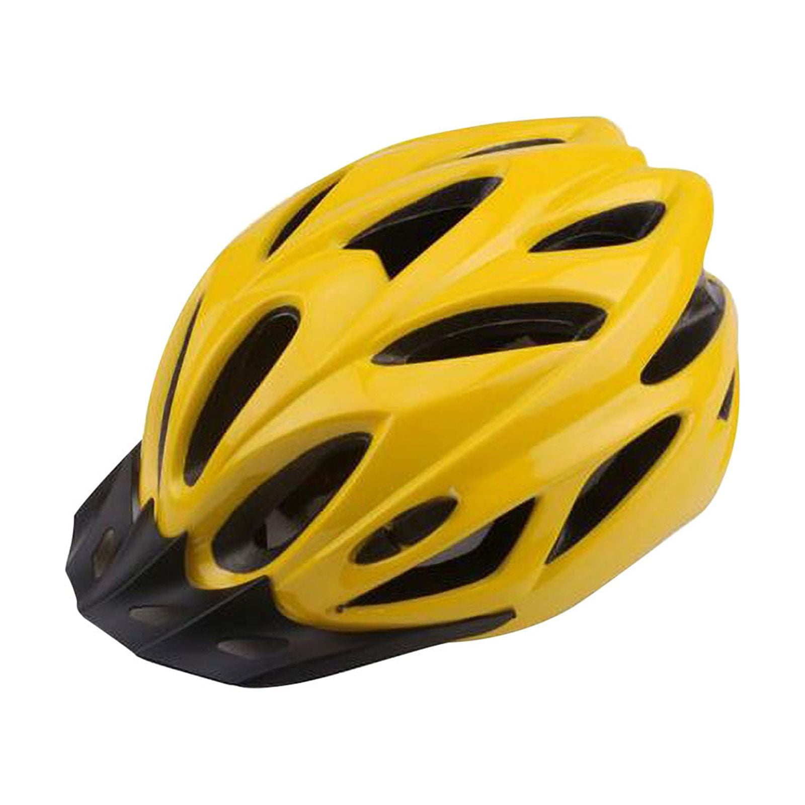Qonioi Cycling Helmet, Lightweight Bicycle Helmet with Adjustable Chin Strap, Adult Bike Helmet for Men Women, Sun Visor Foam Ventilation for Road Mountain Commuting