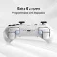 thumbnail image 6 of 8BitDo Ultimate 2 Wireless Controller for Windows PC, Apple, Steam & Android, Gaming Controller with TMR Joysticks, Hall/Tactile Triggers, Motion Control, RGB Fire Ring, 1000Hz Polling Rate, 6 of 7