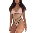 thumbnail image 4 of Conjunto de lencería de encaje sexy para mujer Sujetador de vendaje Panty Tanga Ropa interior Regalo, S Guardurnaity XX000174-01, 4 of 7