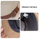 thumbnail image 3 of Sombrero de 56-58 cm de circunferencia para hombres y mujeres, sombrero de copa con cinturón, sombrero de ala corta, sombrero de jazz de verano, sombrero de paja con protección solar, 3 of 5