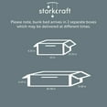 thumbnail image 3 of Storkcraft Long Horn Solid Hardwood Twin Bunk Bed, 3 of 9