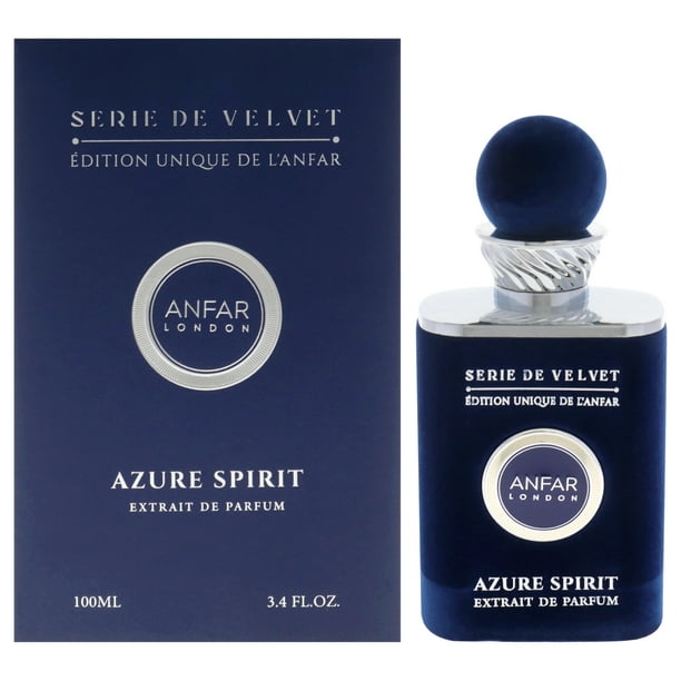 Serie De Velvet - Azure Spirit de Anfar, Colonia para Hombres, 100 ml